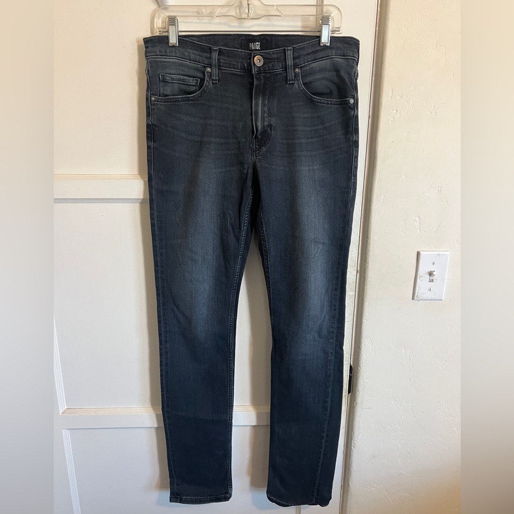 PAIGE Lennox Men's Deep Indigo Slim Jeans